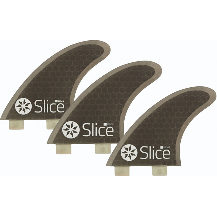 2024 Slice Ultralight Hex Core S5 Fcs Compatible Ailerons De Planche De Surf Sli-02 - Noir